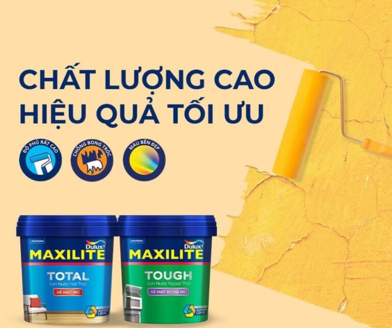 Bảng giá sơn Maxilite Quảng Ngãi - Siêu thị sơn Sovina