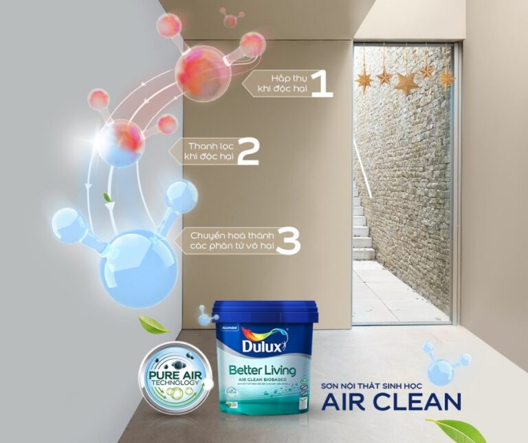 Dulux Better Living Air Clean Quảng Ngãi cải thiện không khí